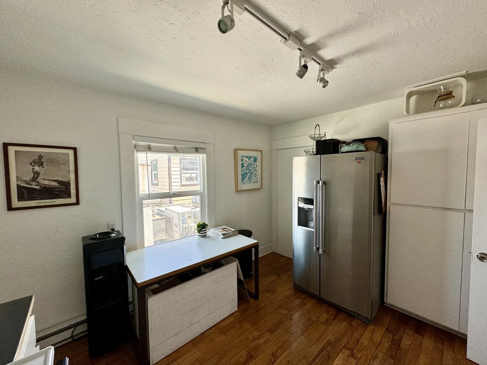 Kitchen with a window and natural light